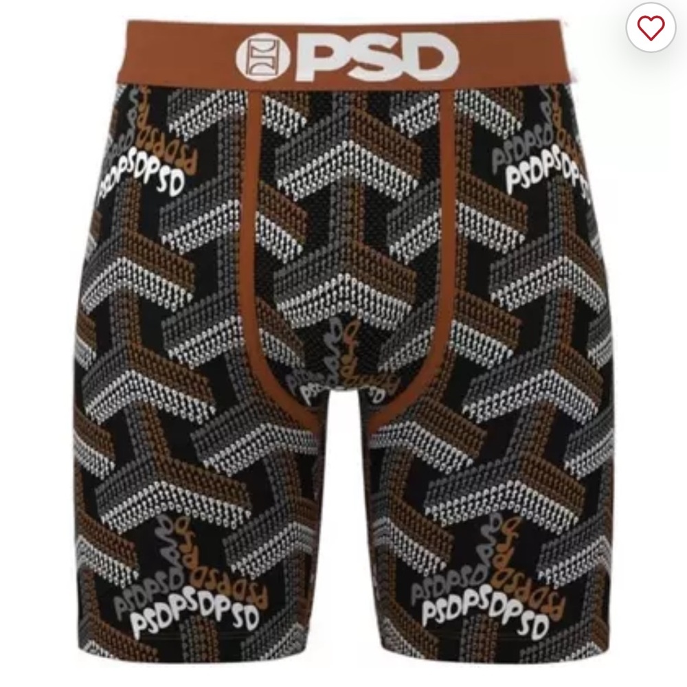 Brand New PSD Men's “Labryinth” Boxer Briefs 
Size M-L-XL